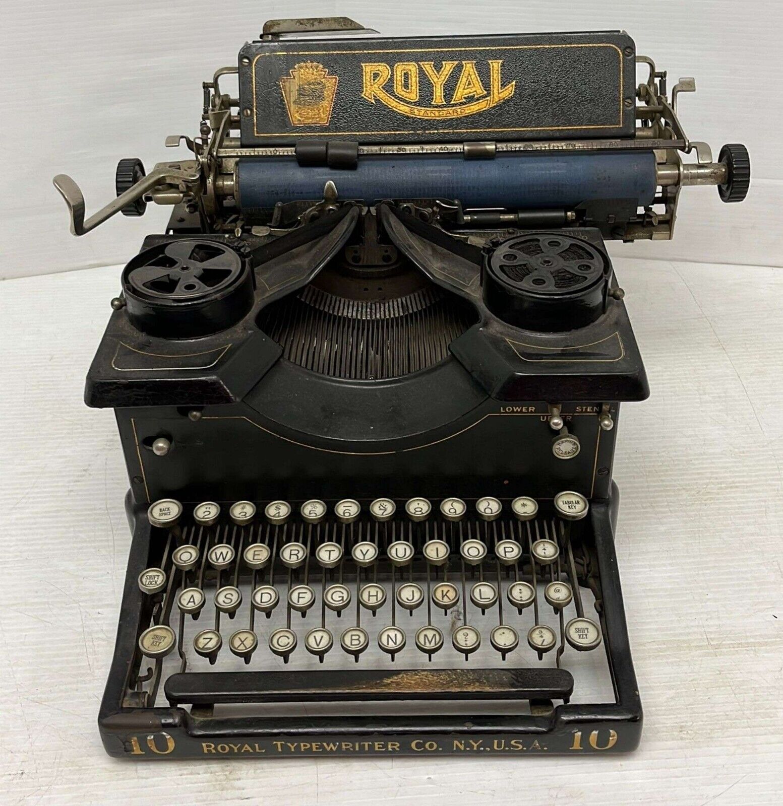 1929 Royal 10 Working Vintage Desktop Typewriter