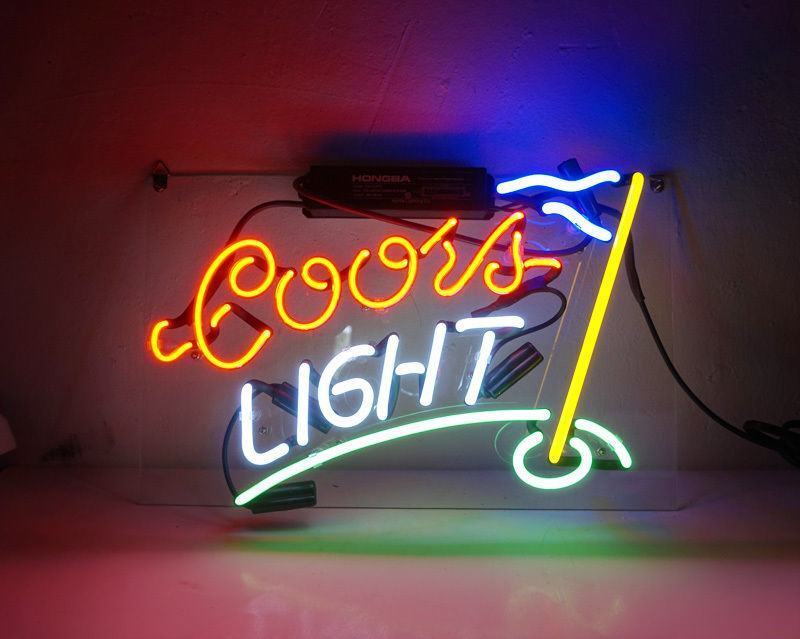 New Coors Light Golf Beer Pub Acrylic Neon Light Sign 14\