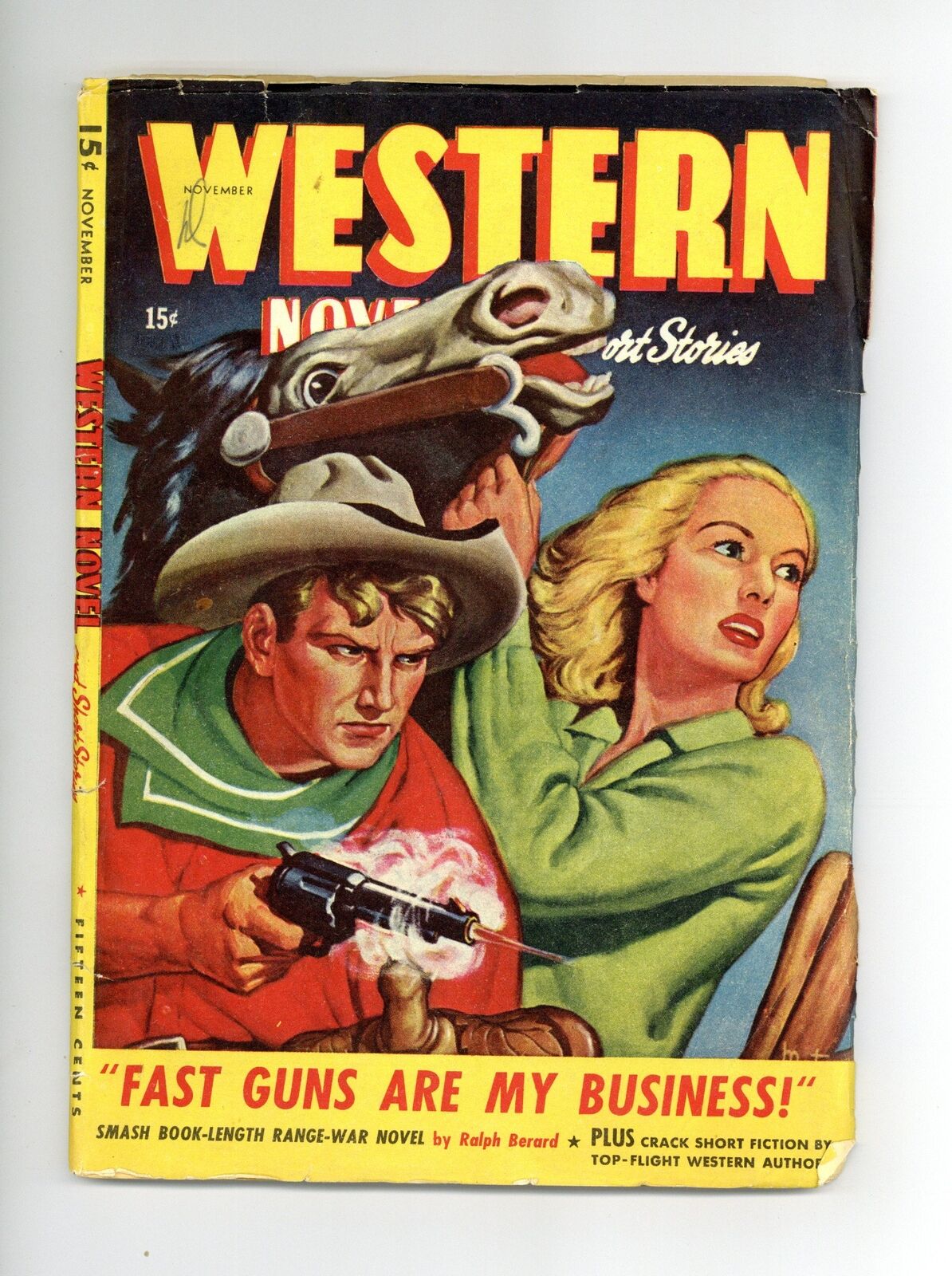 Western Novel and Short Stories Pulp Nov 1946 Vol. 10 #10 FN