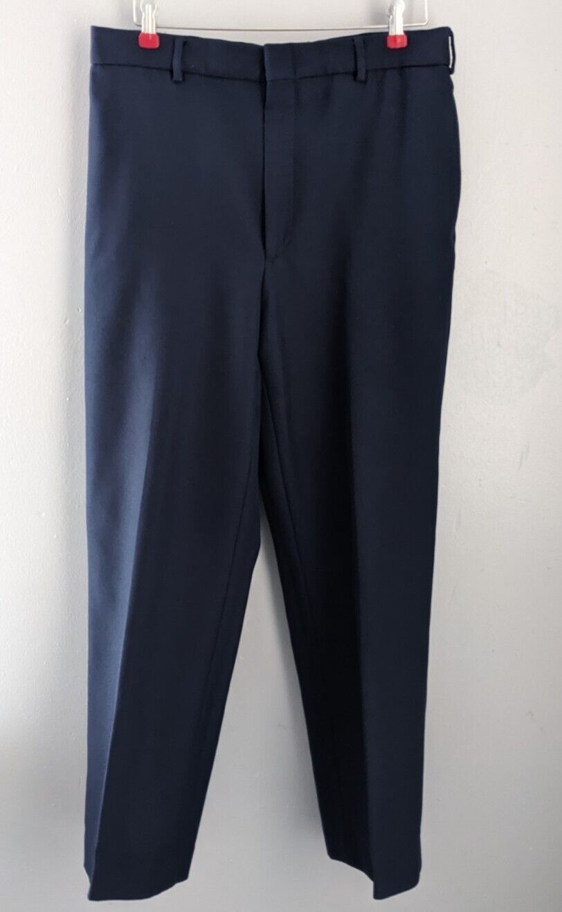 Bremen-Bowdon Air Force Service Trousers Blue 33CR Made In USA Excellent Condi
