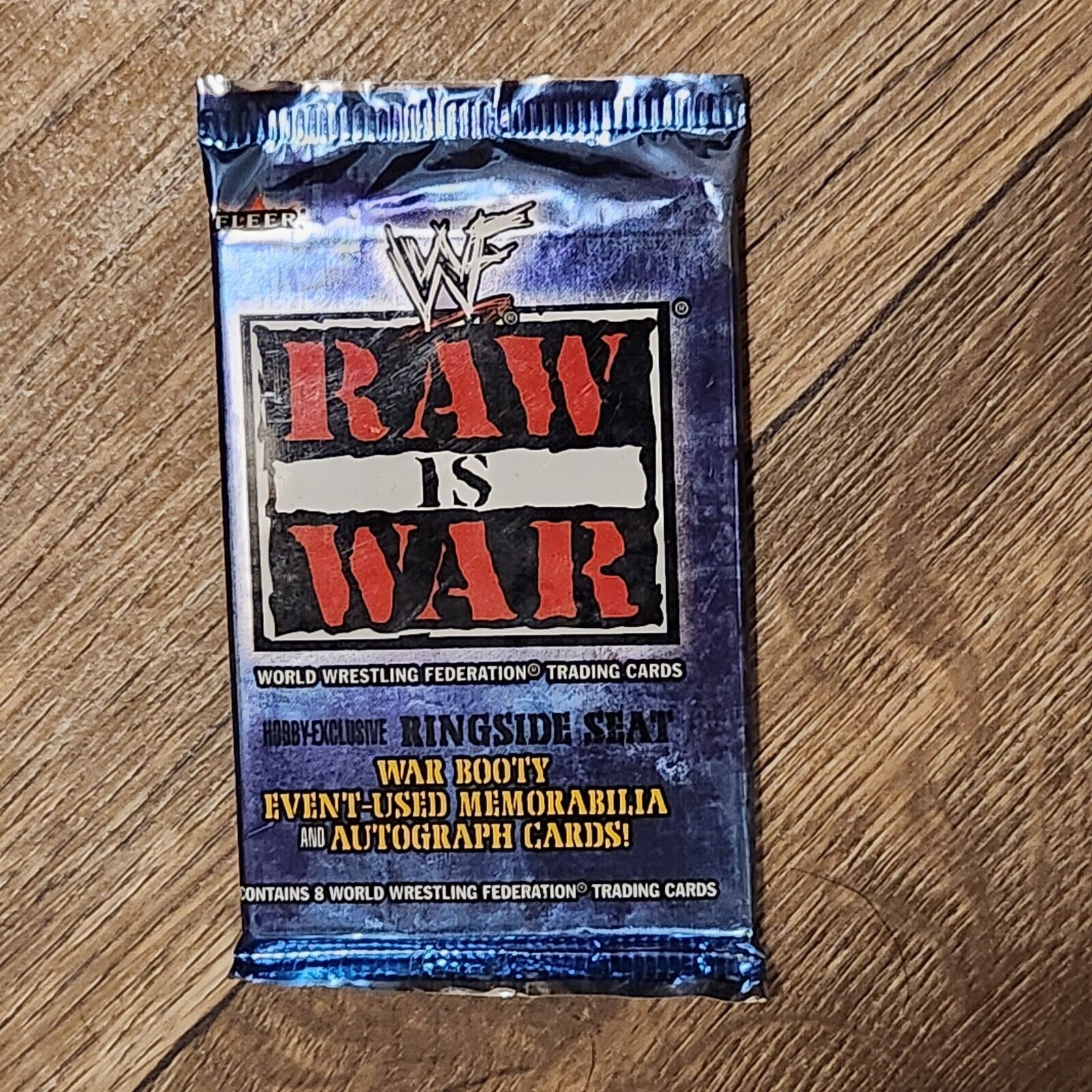 2001 Fleer WF Raw Is War Sealed Pack #5