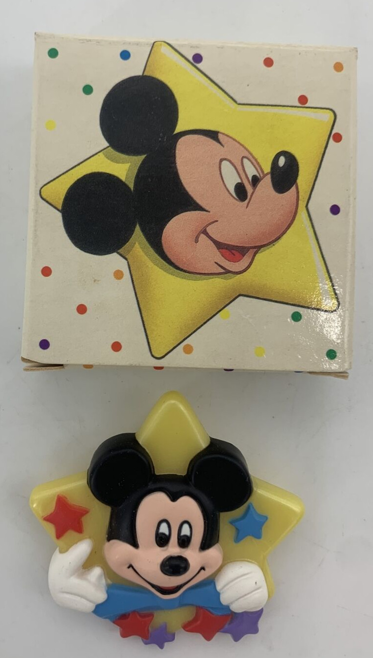 Vintage 1989 Avon Exclusive Disney Mickey In Hollywood Pin New in Box