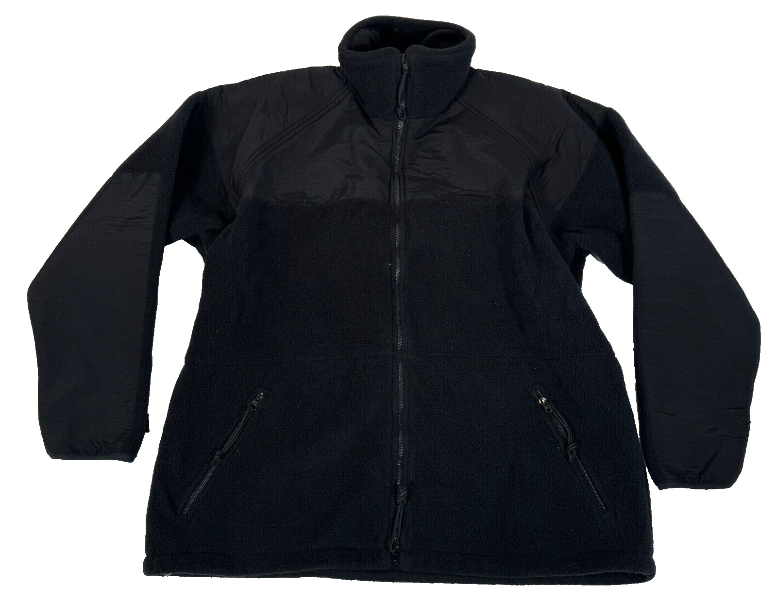DSCP US Army Military Polartec Cold Weather Fleece Shirt Jacket Black Large