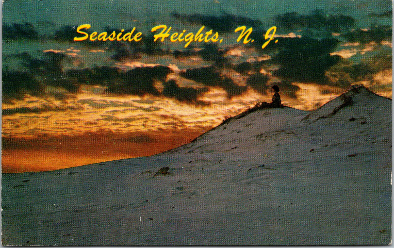 Vtg 1970s Seaside Heights New Jersey NJ Postcard
