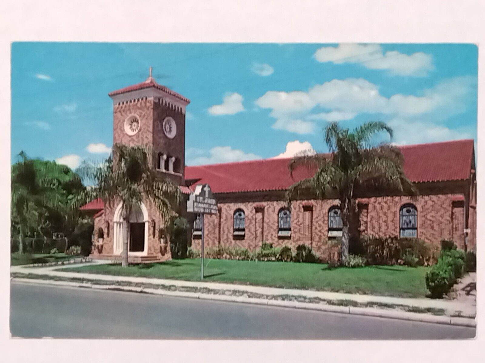 St Paul Evangelical United Brethren Church Postcard 1959 Posted