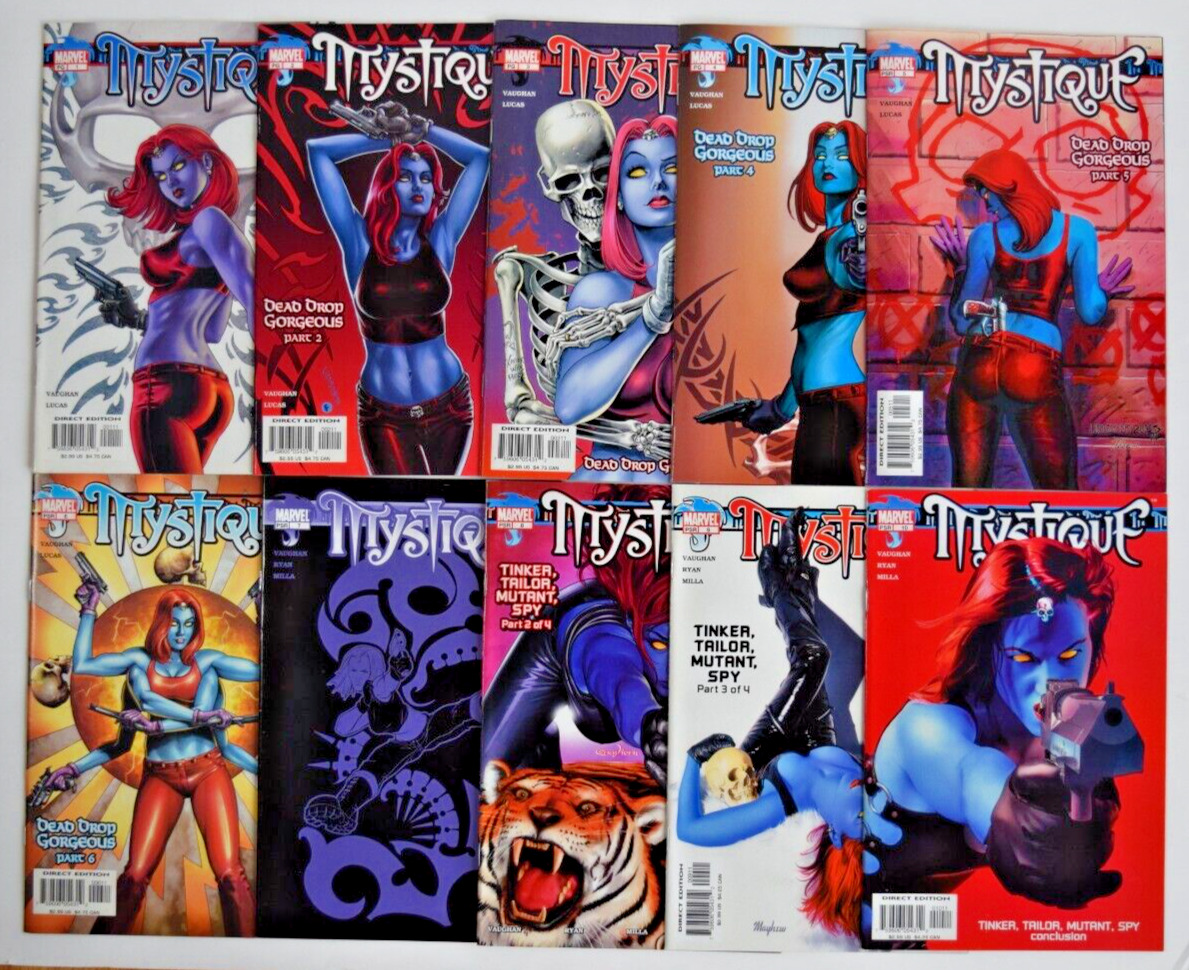 MYSTIQUE (2003) 24 ISSUE COMPLETE SET #1-24 MARVEL COMICS