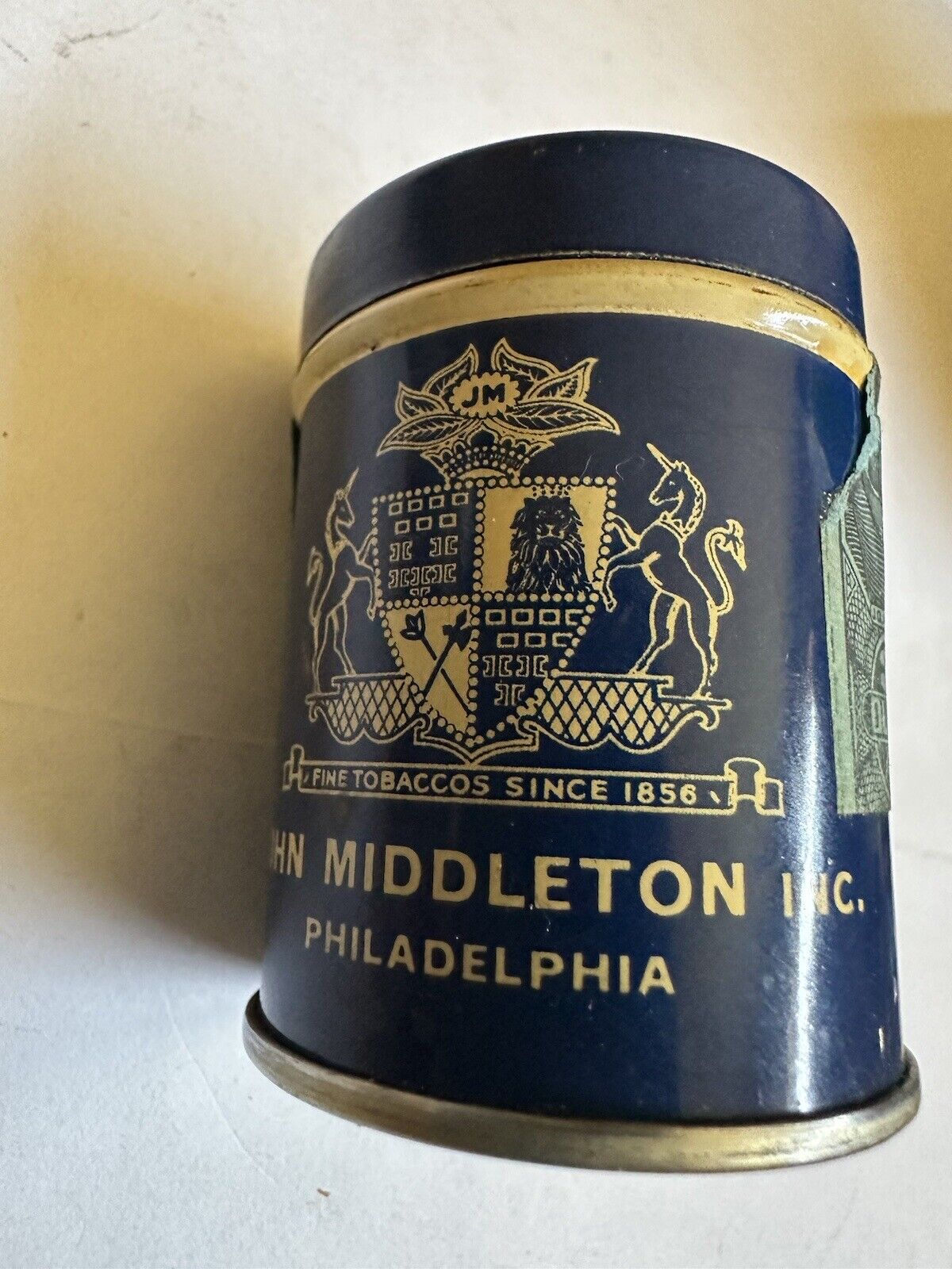 Vintage John Middleton’s Latakia Tobacco Tin 