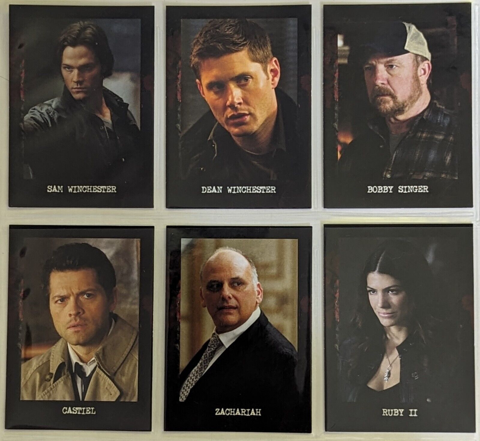 2016 Cryptozoic Supernatural Seasons 4-6 Characters Complete Set Of 6 Cards