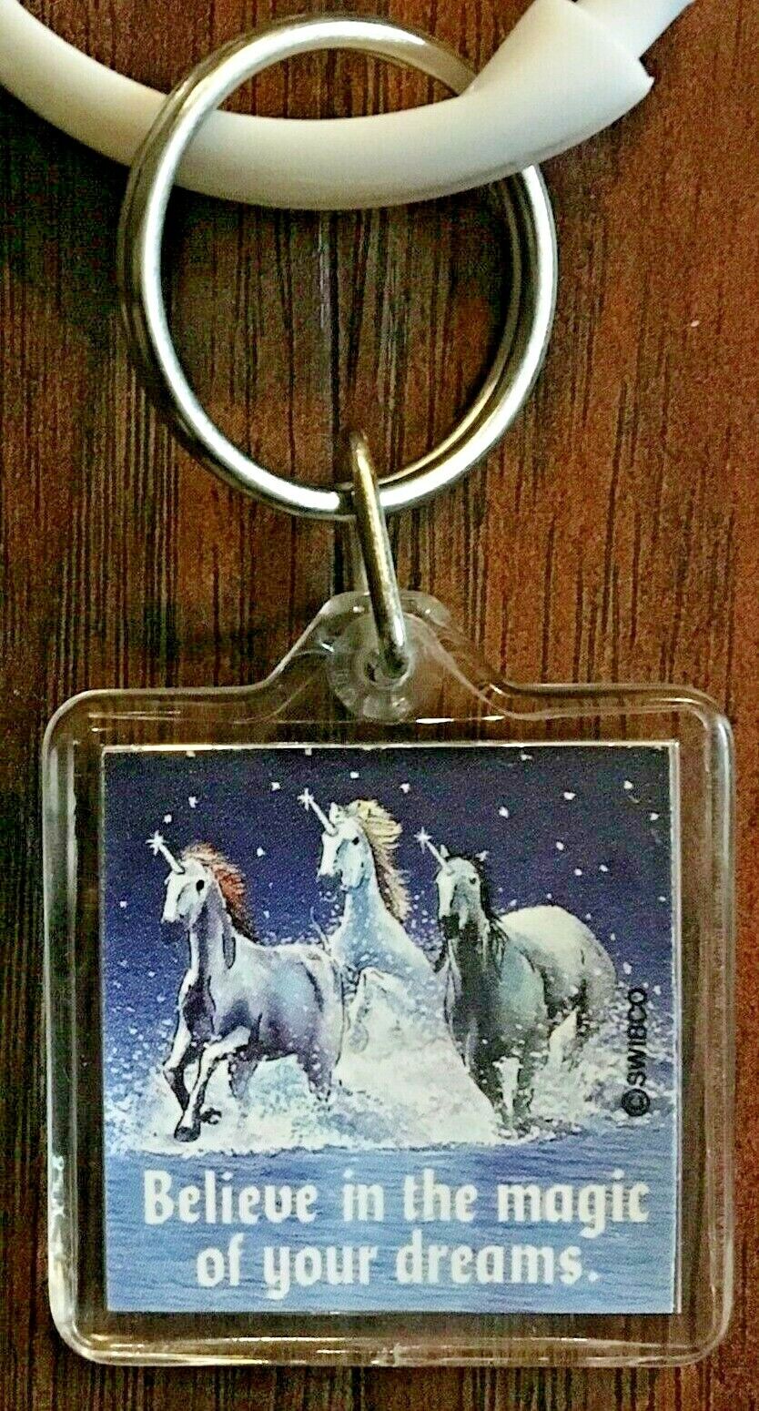 Believe In The Magic Of Your Dreams - Unicorns Keychain / Key RIng - New