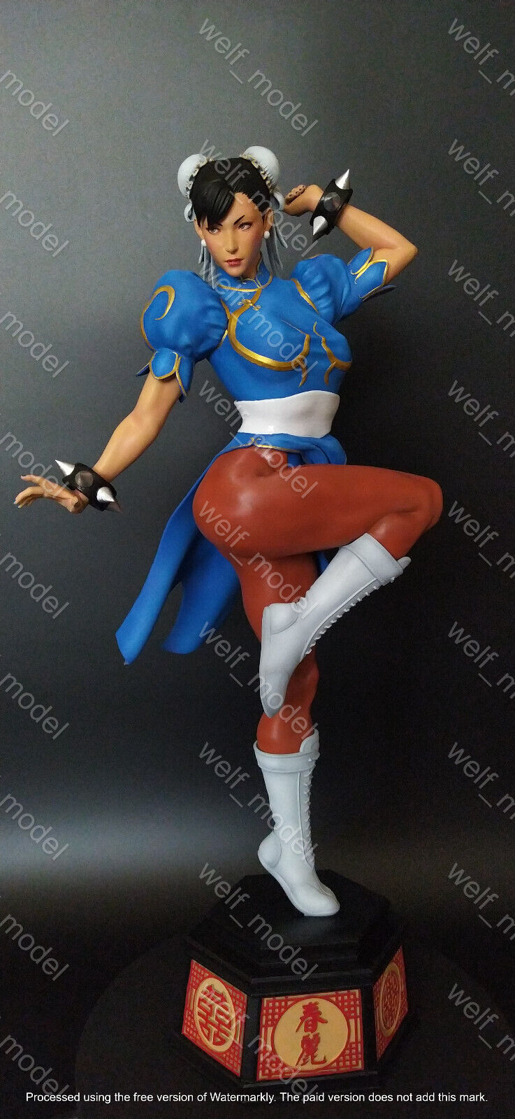 Chun-li Custom Statue 1/4 fits Street Fighter Pin-up Sexy Figure