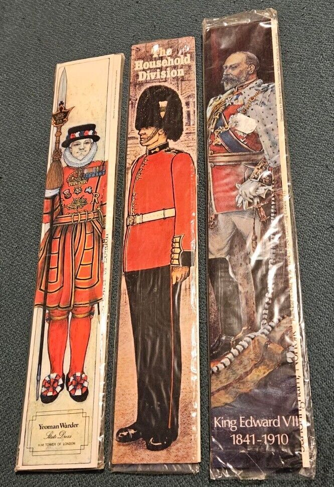 Vintage Yeoman Warders H. M. Tower Of London Souvenir Tall Match Book
