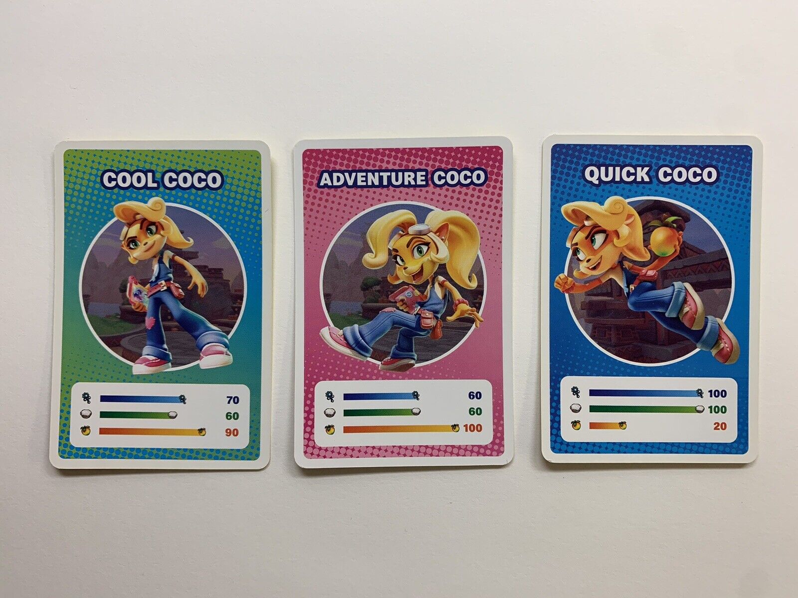 Lot Of 3 Coco Bandicoot Cards Crash Team Rumble Collector Game 2023 Happy Meal
