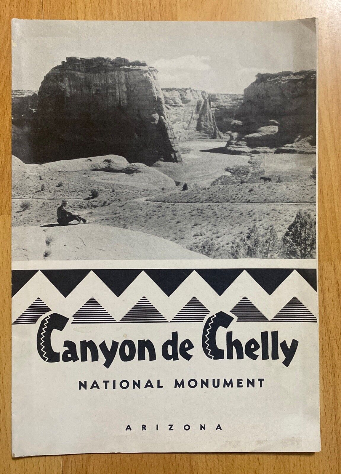 Vintage Canyon De Chelly National Monument Booklet 1952 Park Guide Map
