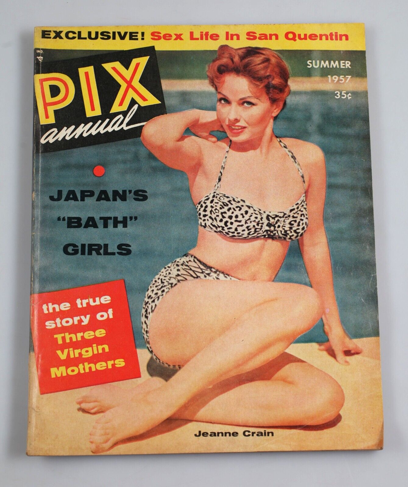 Vintage Cheesecake Pinup Magazine Pix Annual Summer 1957 Sex Life in San Quentin