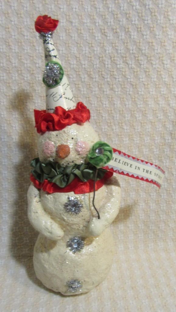 Heather Myers Party Snowman Believe in the Spirit ESC Trading Co. Figurine