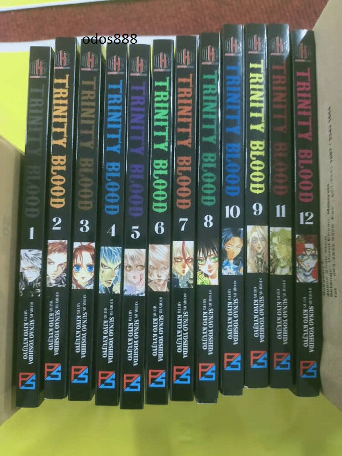 TRINITY BLOOD Manga By SUNAO YOSHIDA Volume 1-12 English Edition Comic DHL 