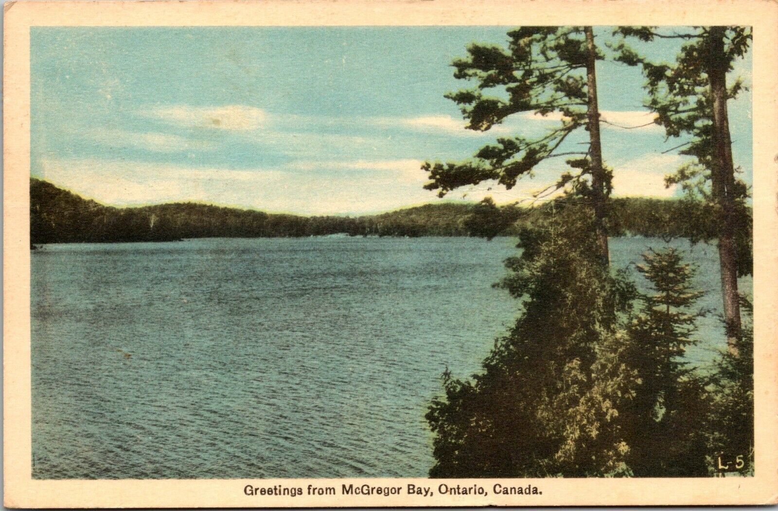 Greetings From McGregor Bay Ontario Canada Postcard