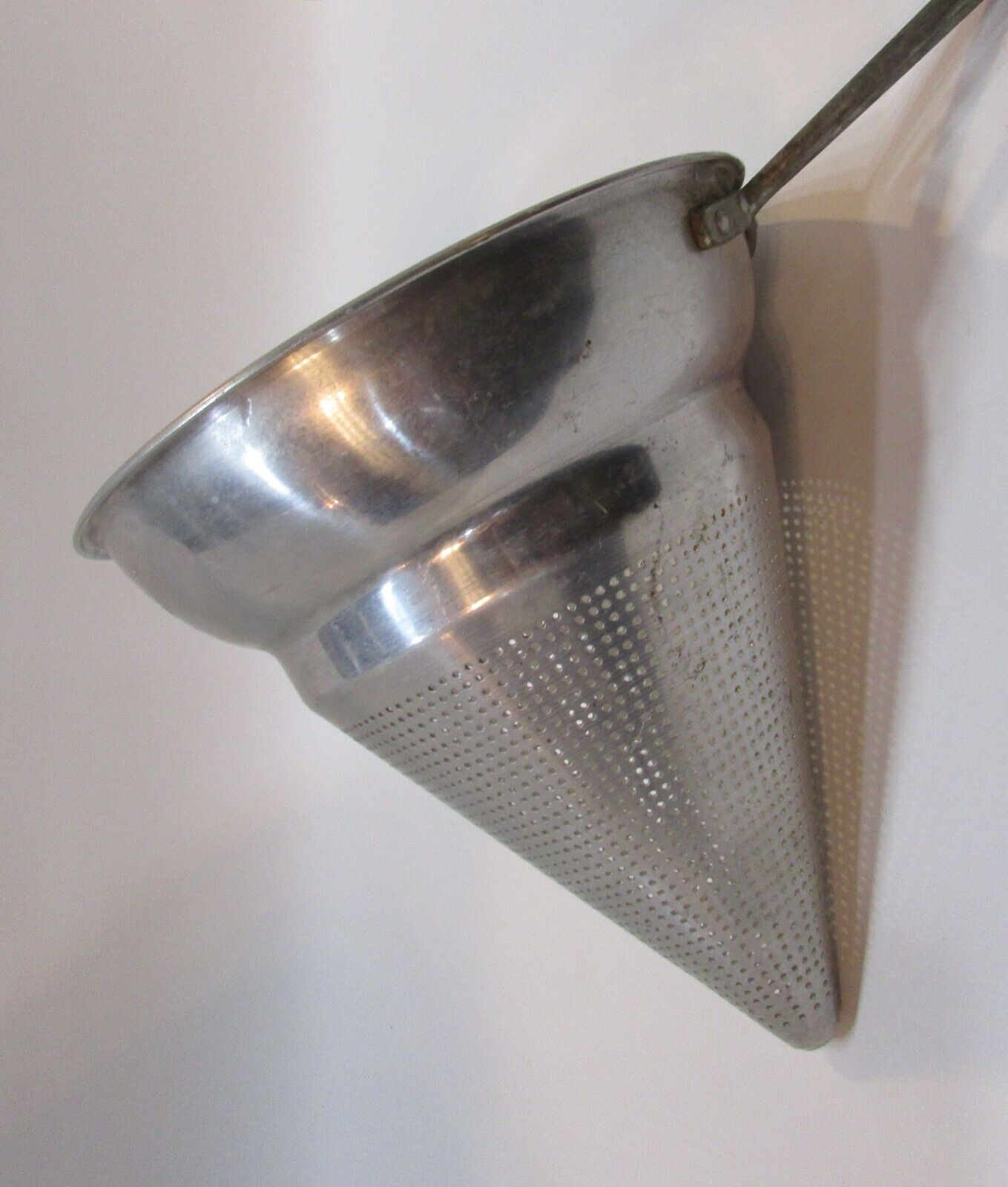 Vintage 50\'s USA Wearever Aluminum Cone Sieve Colander Strainer Part (no stand)