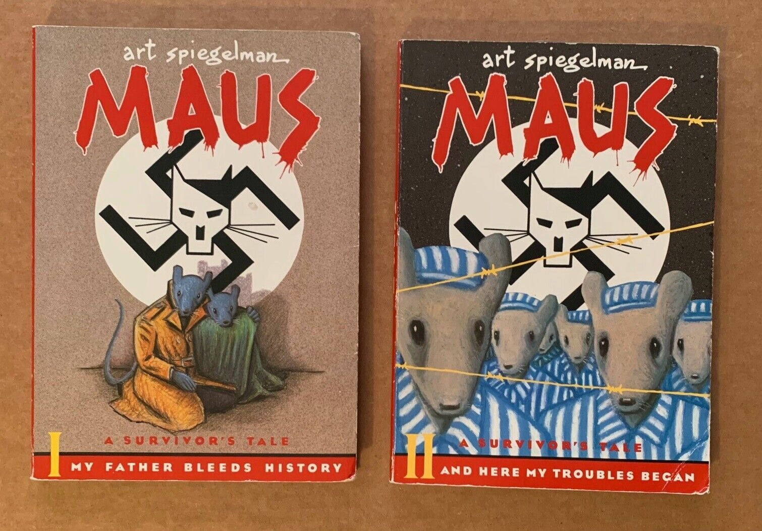Maus I & II - A Survivor's Tale...Graphic Novels by Art Spiegelman 1986 / 1991