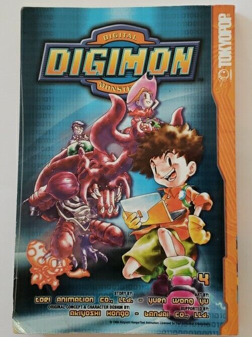 Digimon Vol 4 Manga English Volume Digital Monsters TokyoPop OOP