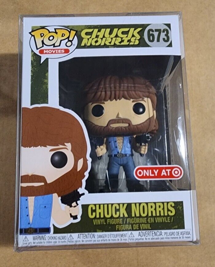 Funko Chuck Norris #673 VAULTED Target Exclusive WITH PROTECTOR