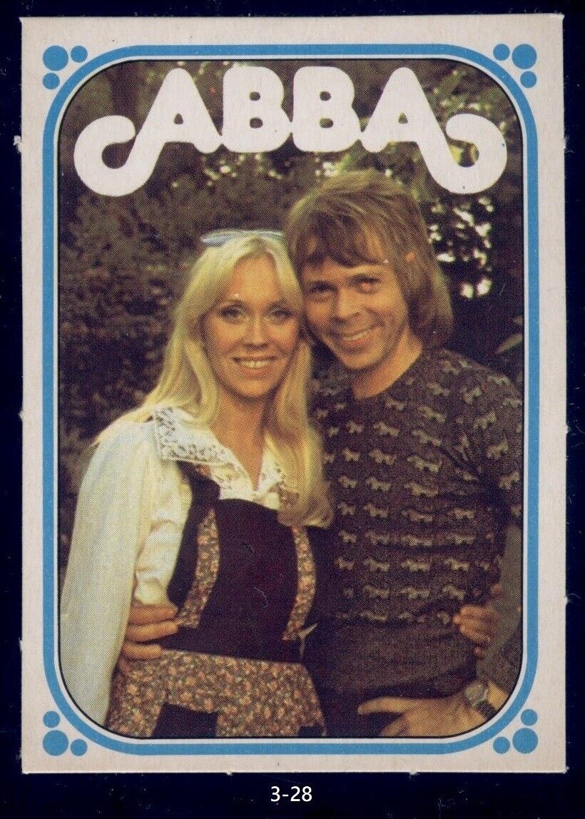 1976 ABBA Dutch Monty Gum ABBA Agnetha Fältskog Björn Ulvaeus (3-27)