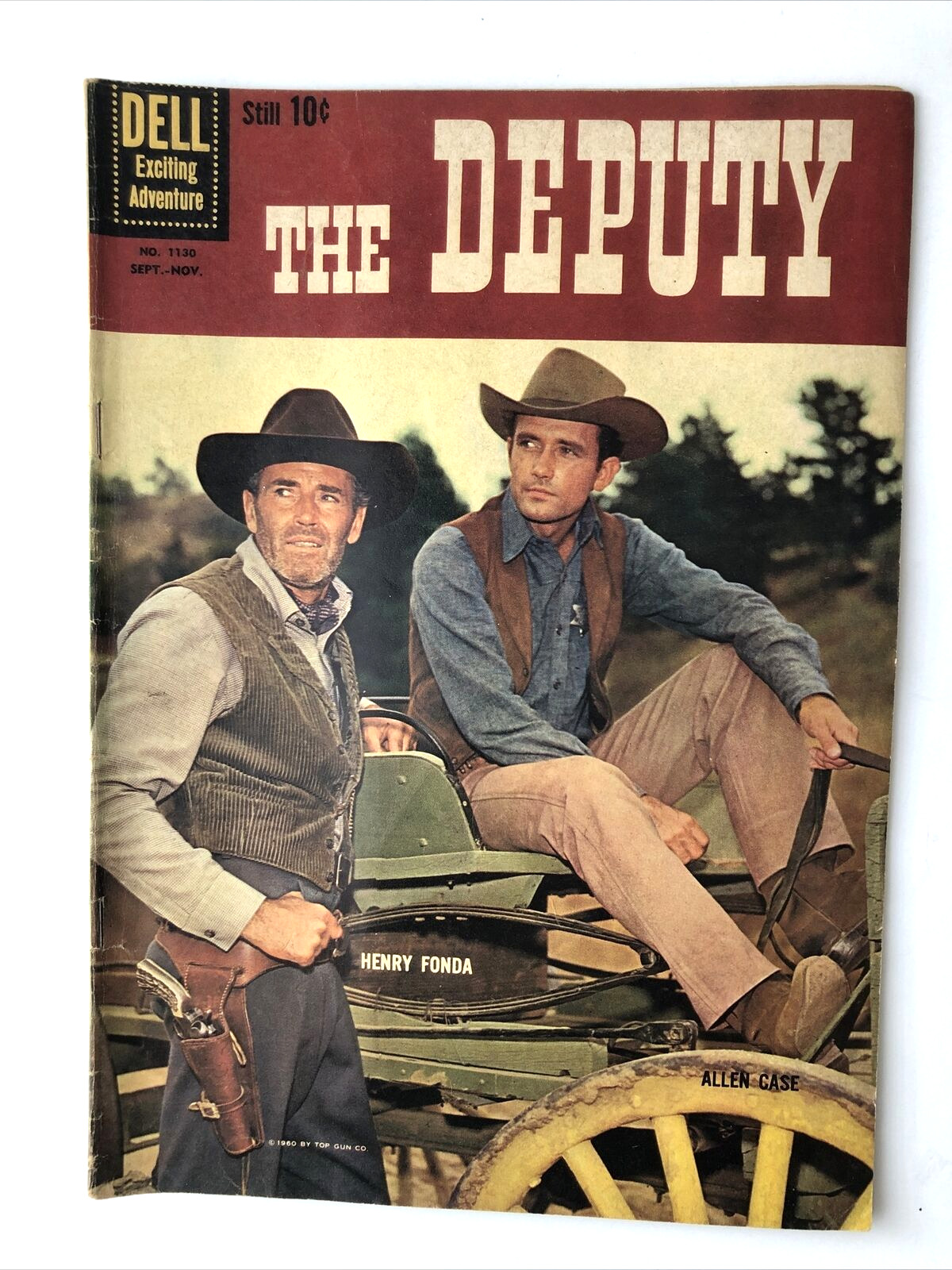 Dell Western Adventure Comic Book 1960 #1130 THE DEPUTY Henry Fonda Allen Case