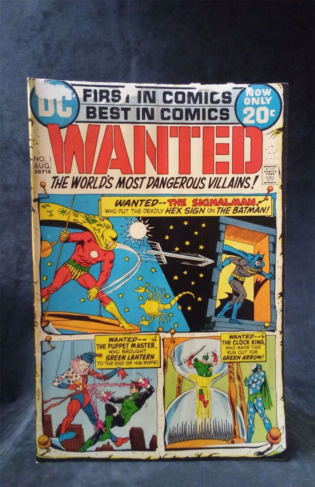 Wanted, The World's Most Dangerous Villains #1 1972 DC Comics Comic Book