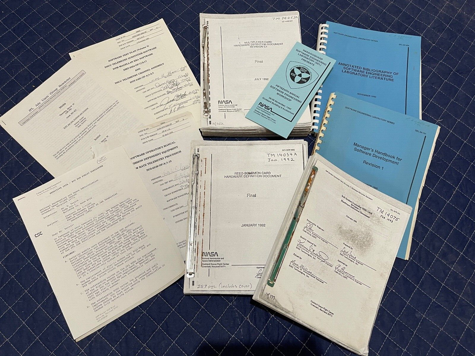 1990\'s NASA JPL Software Documents & Reports  + MORE Large LOT - 4575