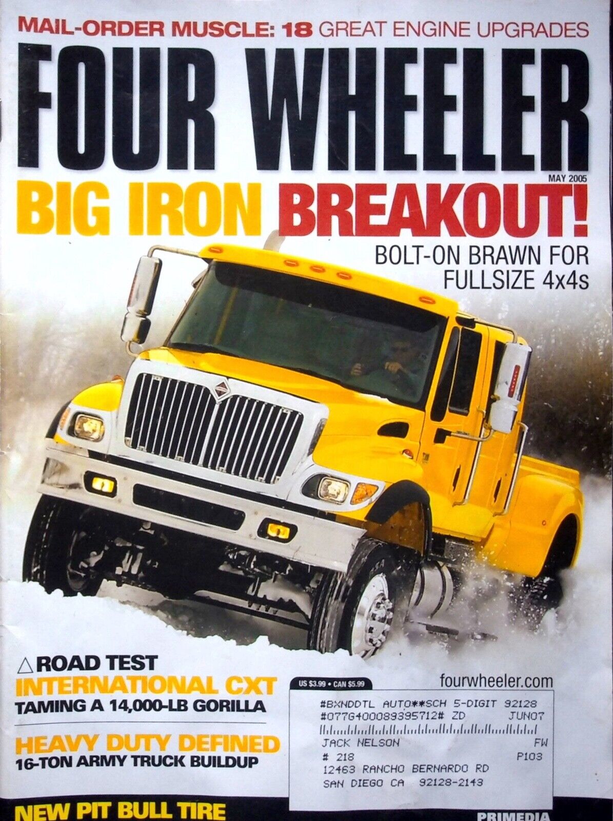 BIG IRON BREAKOUT - FOUR WHEELER,  MAY 2005 VOL. 42, NO. 5