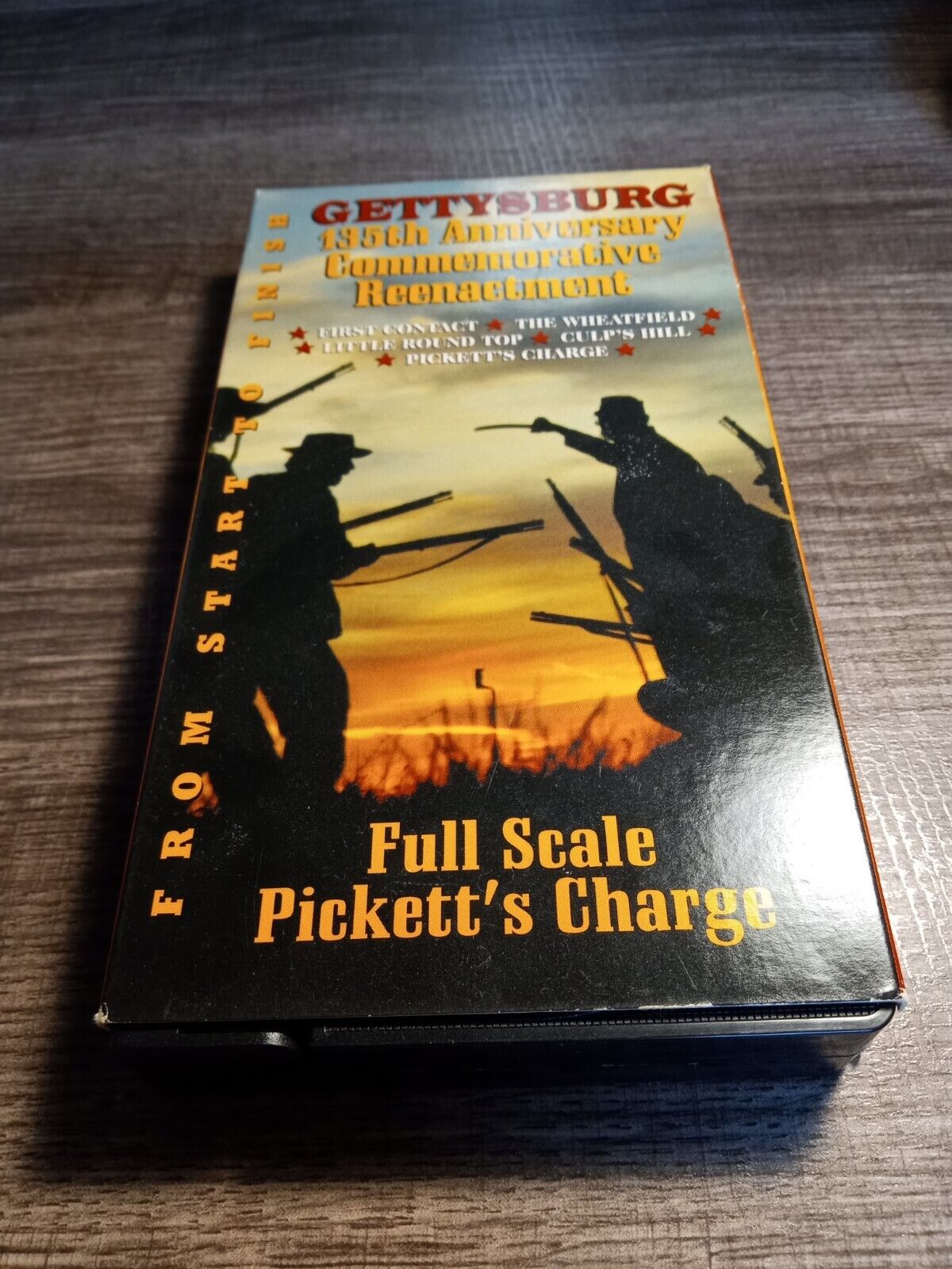 Battle Of Gettysburg Reenactment On VHS