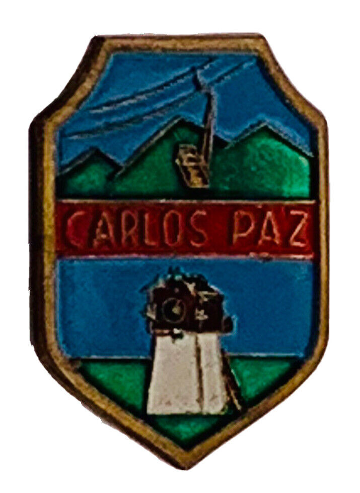 Vintage Carlos Paz Lapel Pin Brooch Pinback J94
