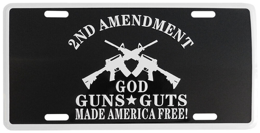 2nd Amendment God Guns Guts Made America Free 6\