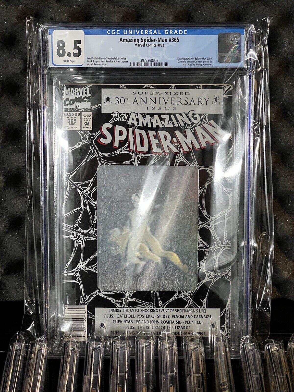 Amazing Spider-Man #365 Newstand CGC 8.5 1992 1st  Spider-Man 2099 Preview