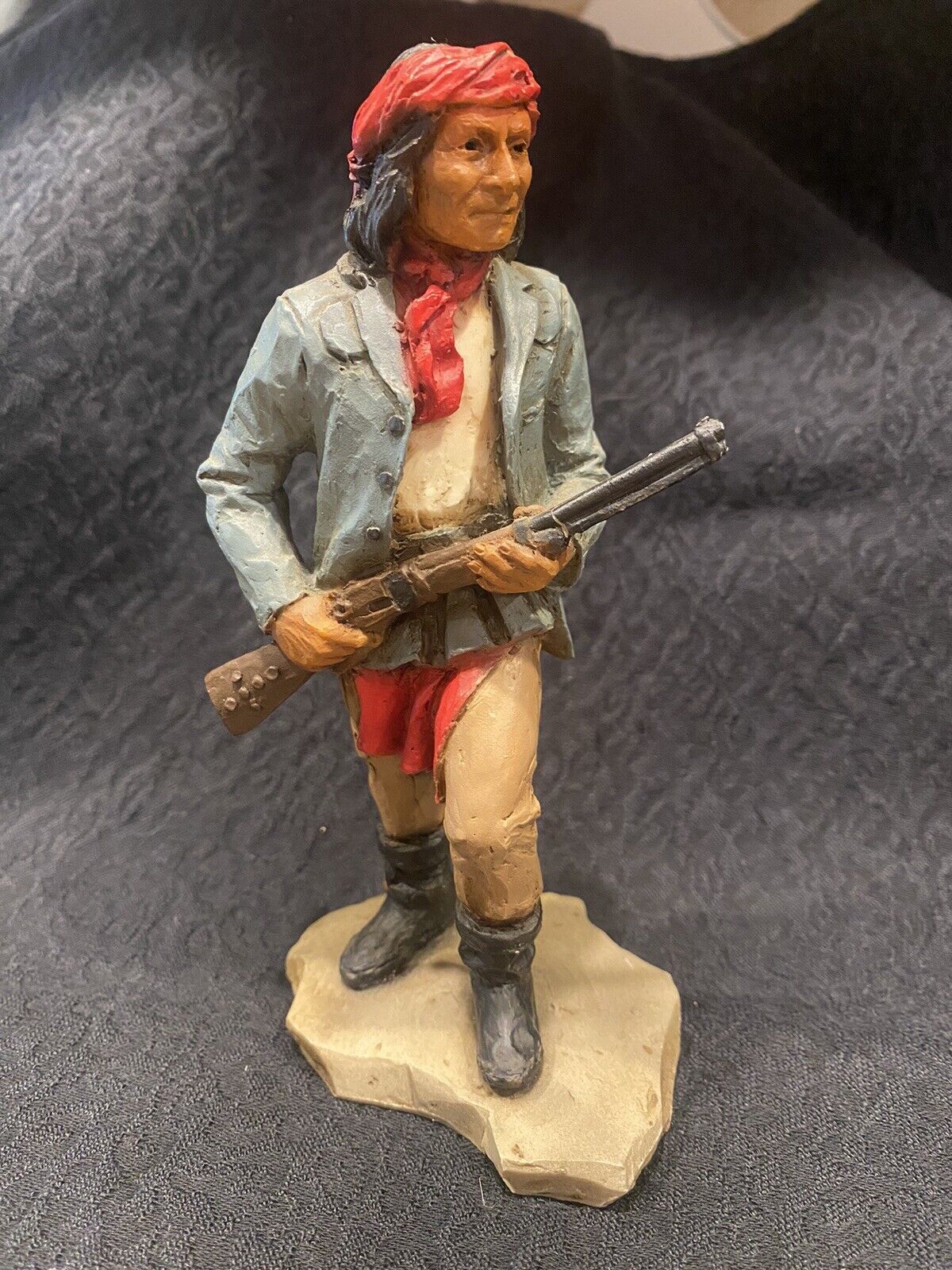 Indigenous American Native Indian Vintage Figurine Geronimo Italy 88\'