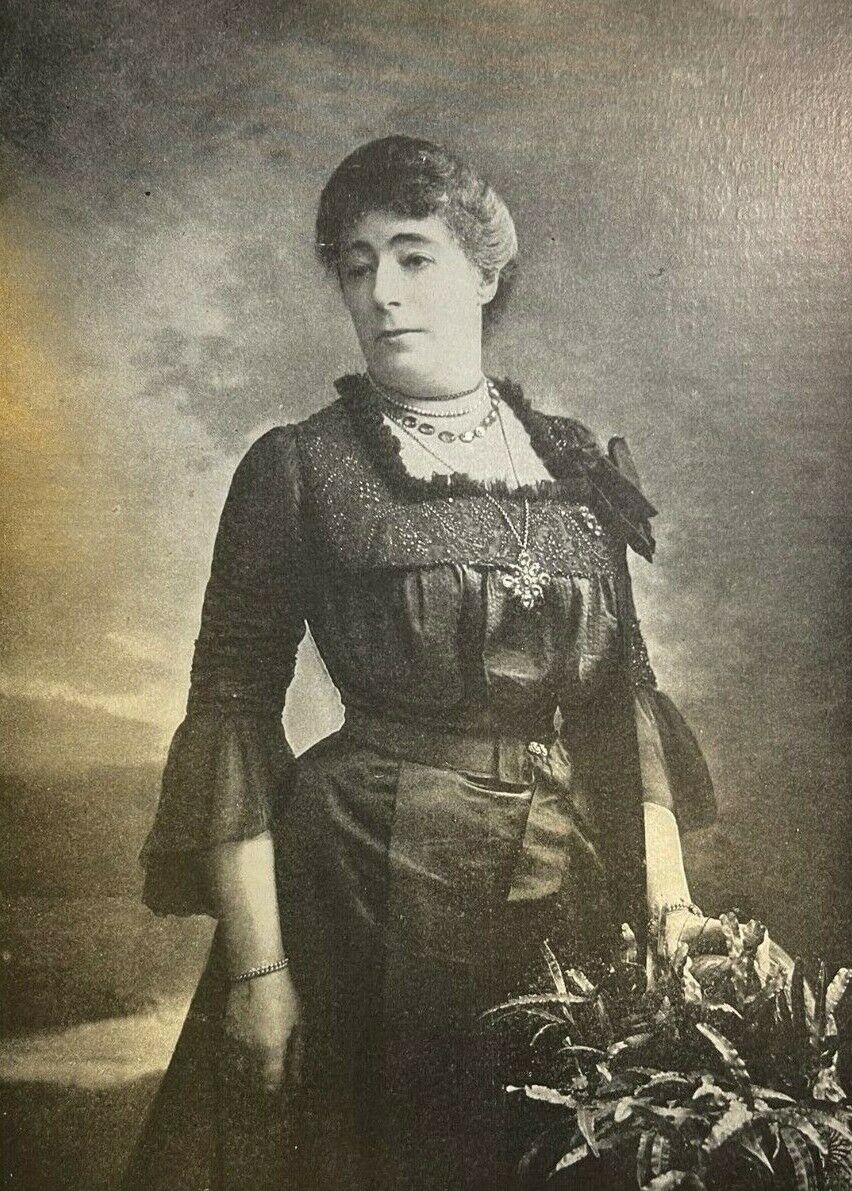 1901 Vintage Magazine Illustration Author Lucas Malet Mary At. Leger Harrison