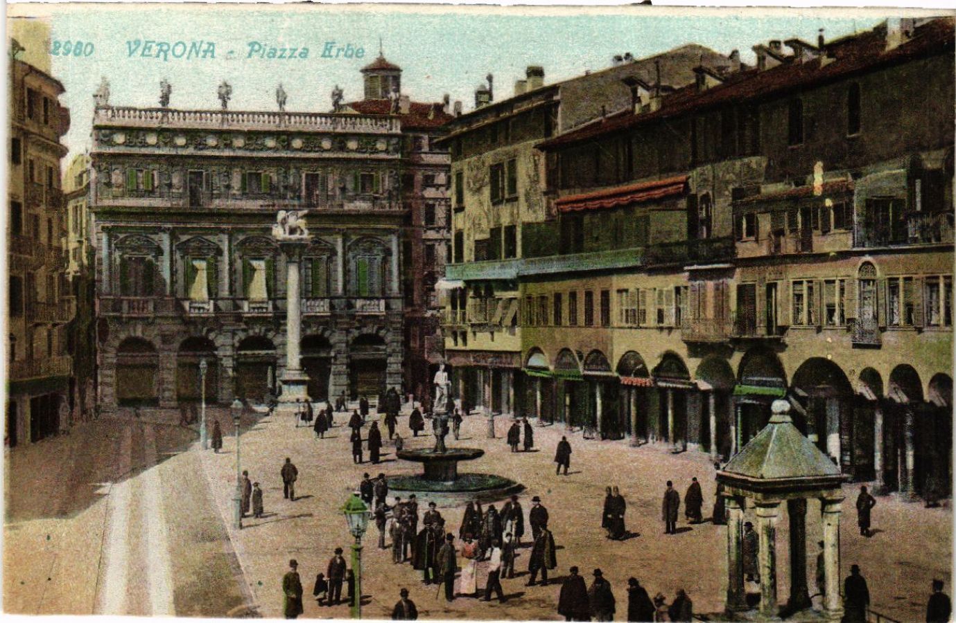 CPA AK VERONA Piazza Erbe ITALY (493721)