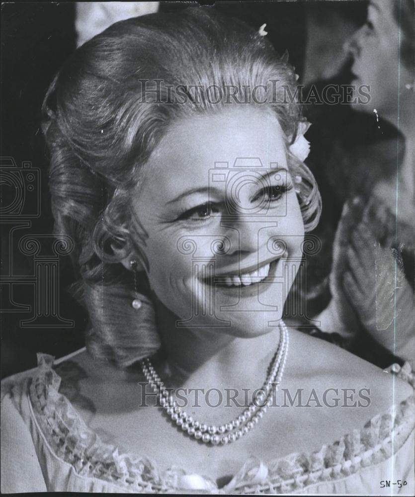 1970 Press Photo Christina Schollin, Actress