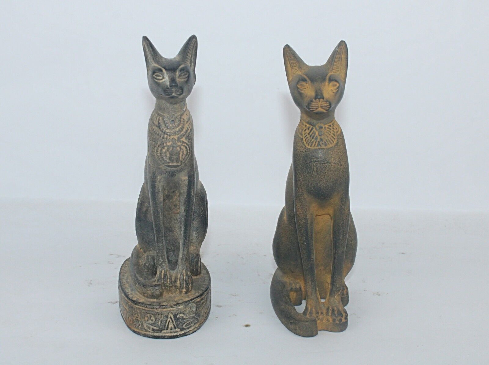 Rare Ancient Pharaonic Antique  2 Bastet Cats God of Care Egyptian Mythology BC
