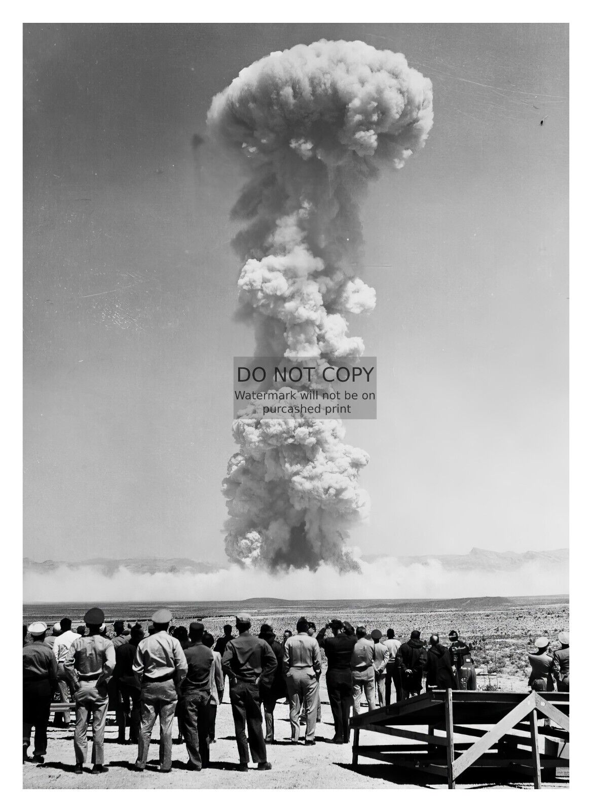 OPERATION TEAPOT ATOMIC BOMB NUCLEAR TEST NEVADA WW2 WWII 5X7 PHOTO