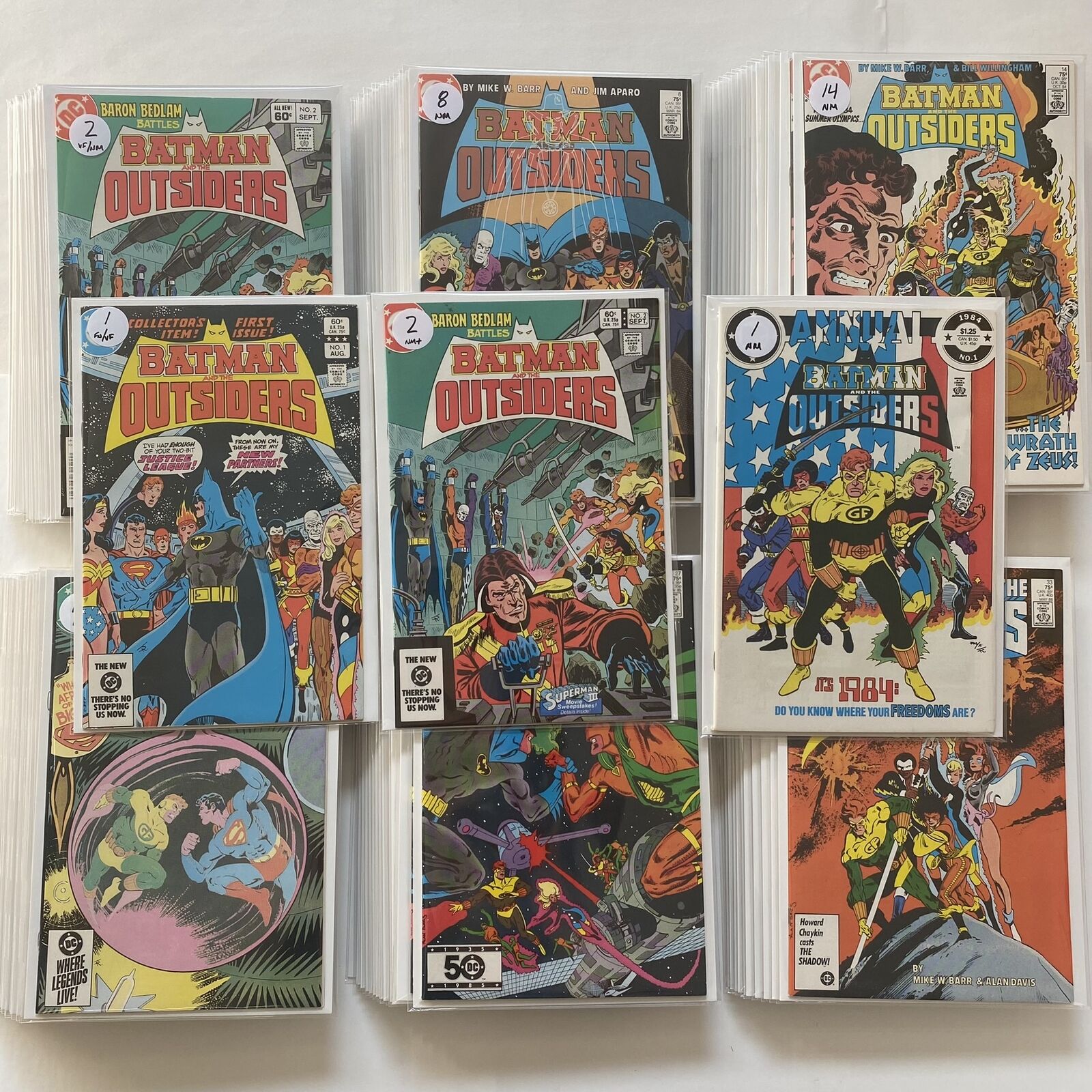 Batman and the Outsiders 1 - 32 Complete Set 1983 Series Lot of 86 Comic Books