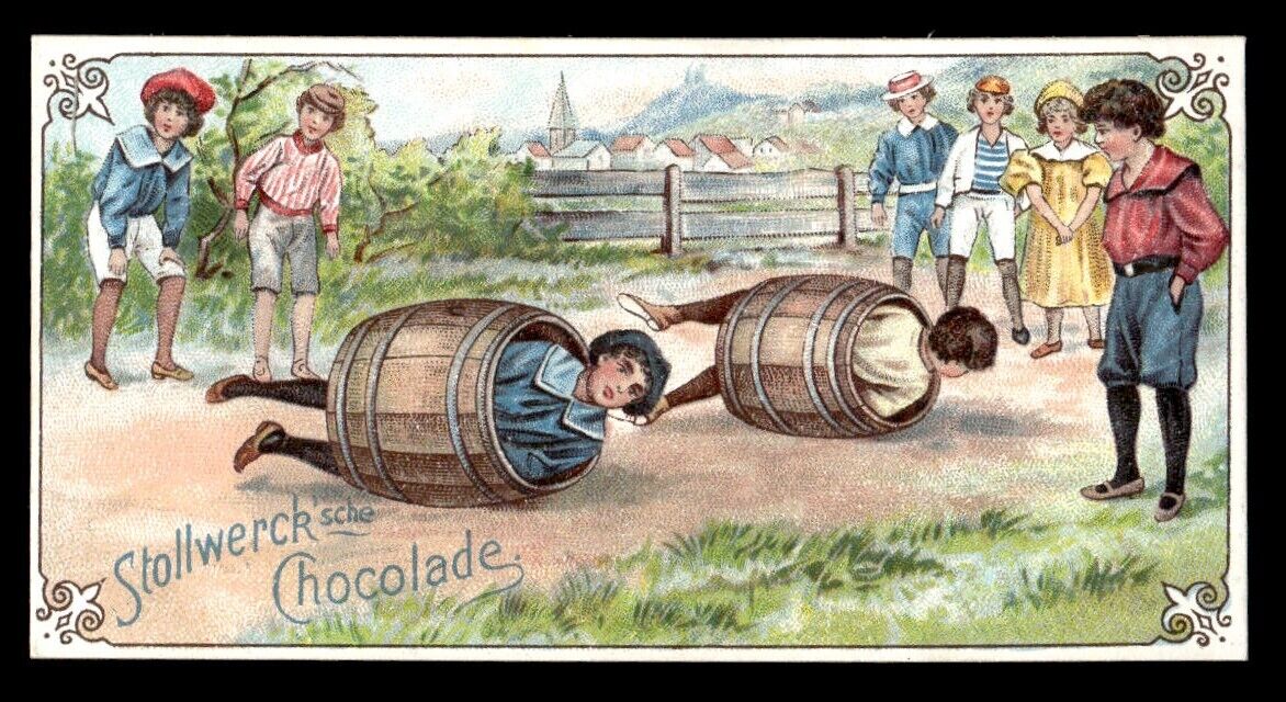 1897-1916 Stollwerck Chocolates Serie 2 #4 Tonnenrollen