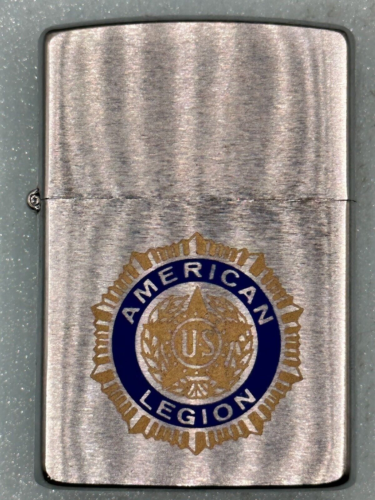 Vintage 1991 American Legion Chrome Zippo Lighter NEW