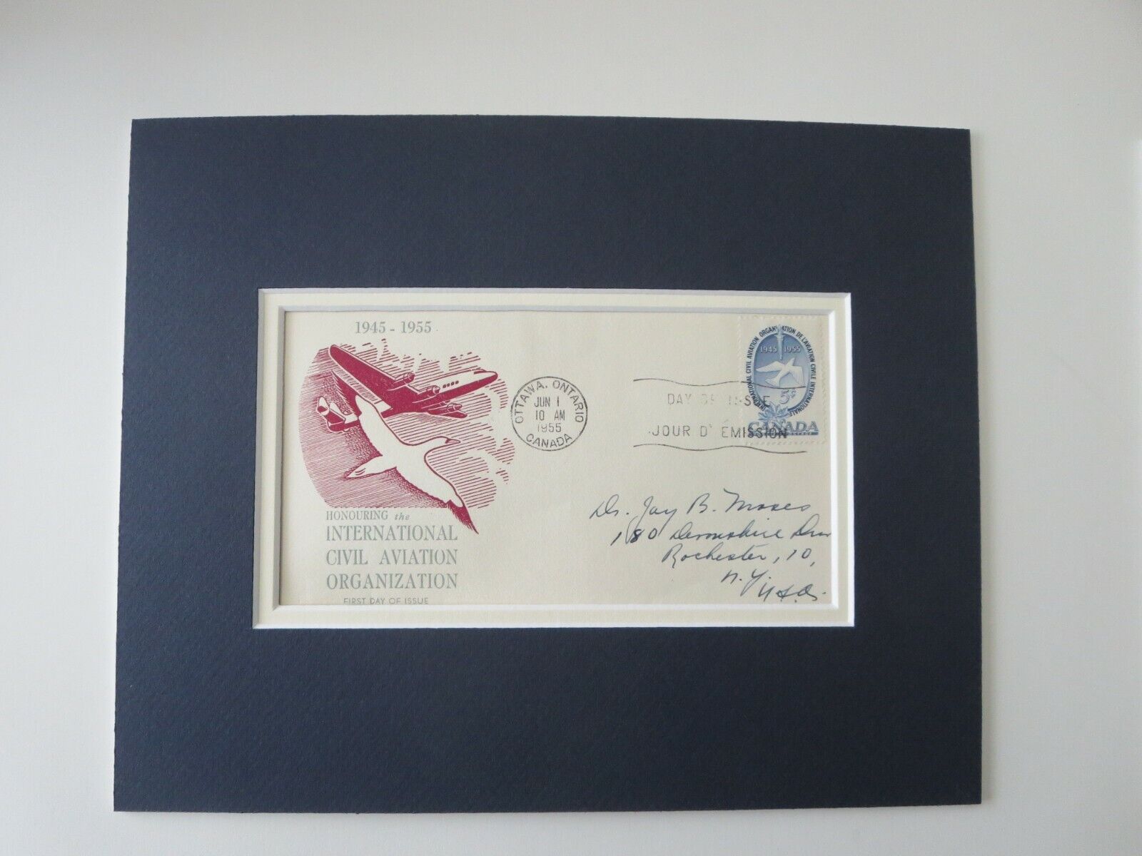 The International Civil Aviation Organization & First Day Cover of its own stamp