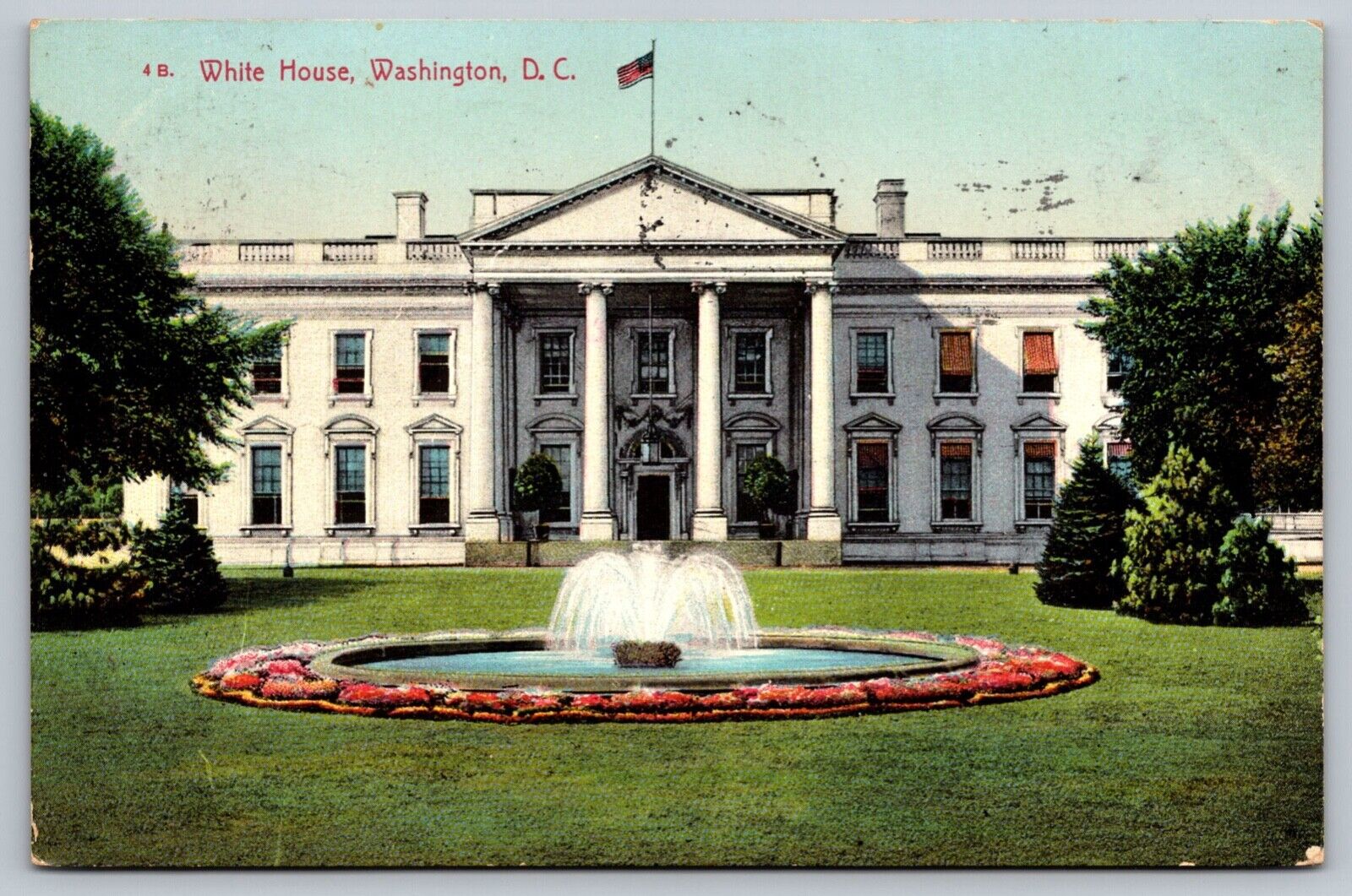 Postcard White House Washington DC