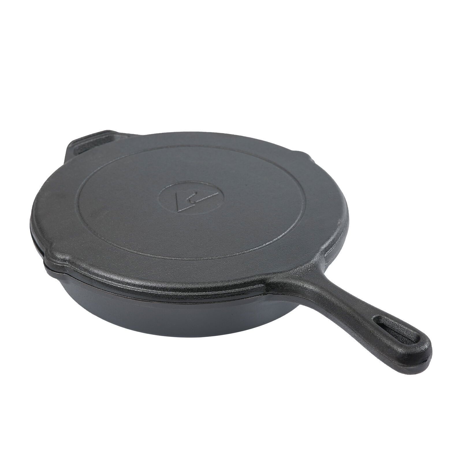 2 Piece 12 inch Cast Iron Skillet Set, Durable, For indoor and outdoor use US