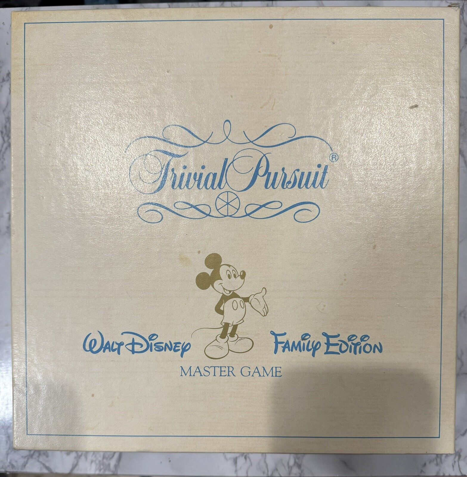 Vintage Walt Disney Trivial Pursuit Family Edition 1985 Full Game, Never Played