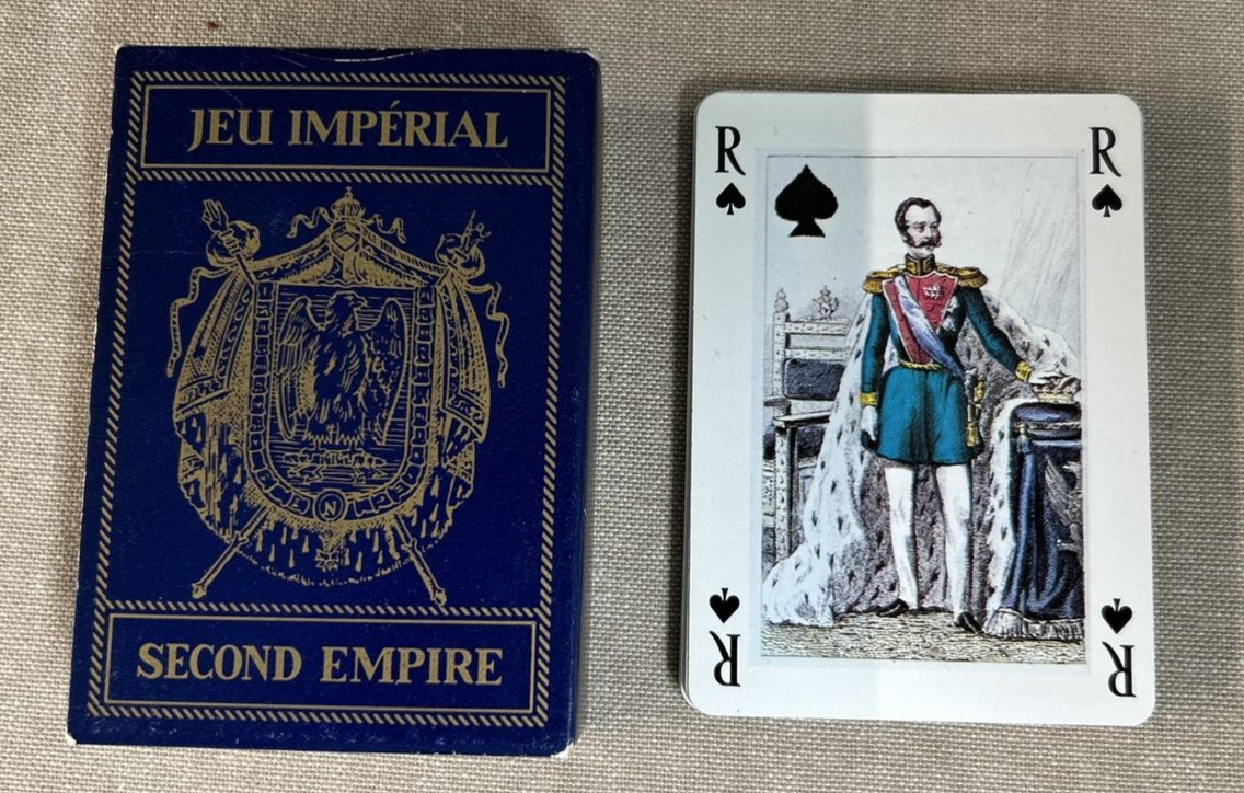 JEU IMPERIAL Second Empire Playing Cards Complete, Napoleon III Made in France