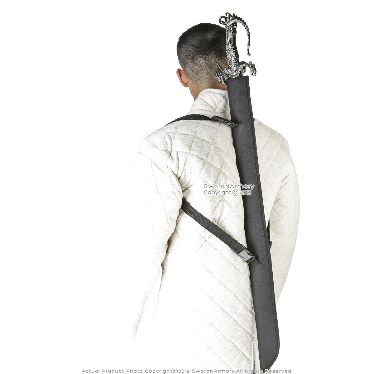 LARGE Sword Back Carrying Case Sheath for Katana Bokken Shinai Foam Blade