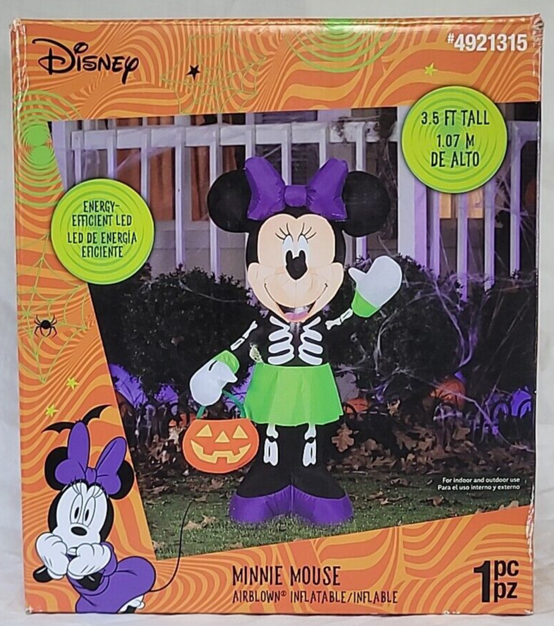 Disney Minnie Mouse 3.5ft Halloween Airblown Inflatable - Gemmy 4921315